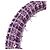 Chanel Viola CC Tweed Trapuntato con Manico Porpora - vista 8