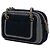 Borsa a spalla in lana Chanel Blue CC Blu navy - vista 2
