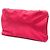 Clutch de cetim rosa Chanel com camélia de diamante e corrente - vista 2
