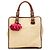 Céline Bolso de paja beige Celine
