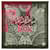 Hermès Red Trophees De Venise Silk Scarf Dark red Cloth  ref.1976980