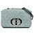 Bolso Caro Macrocannage en tweed verde pequeño de Dior Verde claro