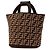 Fendi Braune Zucca Cashmere Einkaufstasche - Ansicht 2