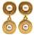 Céline Celine Gold Gold Plated Faux Pearl Drop Clip On Earrings Golden Metal Gold-plated  ref.1977632