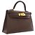 Hermès Mini Kelly Sellier II 20 in Epsom marrone Marrone scuro - vista 2
