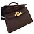 Hermès Mini Kelly Sellier II 20 in Epsom marrone Marrone scuro - vista 8