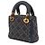 Dior Mini Denim Cannage Studded Morbido Lady Dior Blu Blu navy - vista 2
