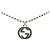 Gucci Silber Sterling Silber Interlocking G Anhänger Halskette