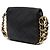 Chanel Negro Pequeño Flap de Cuero Acolchado con Cadena de Marco - vista 2