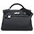 Hermès Black Togo Maxi Kelly 42 Nero
