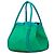 Borsa da spiaggia Hermès Green Toile Lindy GM Verde - vista 2