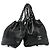 Chanel Black CC Handtasche aus Kalbsleder mit doppelter Kette Schwarz