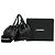 Chanel Black CC Handtasche aus Kalbsleder mit doppelter Kette Schwarz - Ansicht 10