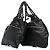 Chanel Black CC Handtasche aus Kalbsleder mit doppelter Kette Schwarz - Ansicht 2