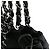 Chanel Black CC Handtasche aus Kalbsleder mit doppelter Kette Schwarz - Ansicht 8