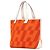 Hermès Arancione Toile H e Swift Cabas H en Biais 40 - vista 2