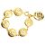 Pulsera medallón CC Rue Cambon chapada en oro Chanel Dorado - vista 2