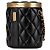 Borsa Chanel Black Mini Quilted Lambskin Crown Box Nero - vista 2