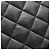 Clutch redonda con cadena y logo ovalado de piel de cordero acolchada negra Chanel Negro - vista 6