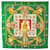 Hermès Green Hommage a Charles Garnier Silk Scarf Cloth  ref.1979167