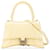 Balenciaga Yellow Small Embossed Hourglass Top Handle Bag Leather Pony-style calfskin  ref.1979211
