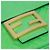 Fendi Baguette Midi em couro embutido Zucca verde com corrente Verde claro - vista 8