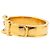 Hermès Gold Plated Buckle Modeschmuck Schalring Golden - Ansicht 2