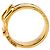Hermès Gold Plated Buckle Modeschmuck Schalring Golden - Ansicht 4