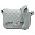 Grau gesteppter Kalbsleder Bolero von Chanel Braun