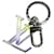 Louis Vuitton Silver Silver Plated LV Rainbow Key Ring and Bag Charm Silvery Metal  ref.1979661
