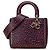 Dior Blu Medio Pelle di Vitello Amo Parigi Lady Dior Blu navy