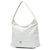 Goyard Hobo Boheme in Goyardine bianca Bianco - vista 2