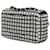 Chanel White Mini Rectangular Classic Ribbon Tweed Single Flap Bianco Bianco sporco - vista 2