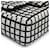 Chanel White Mini Rectangular Classic Ribbon Tweed Single Flap Bianco Bianco sporco - vista 8