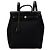 Hermès Schwarzer Toile Herbag GM Rucksack