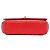 Borsa a tracolla in pelle di capra trapuntata diagonale rossa Chanel Rosso - vista 3
