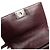 Chanel Rosso Vecchio Medio in Velluto e Tweed Boy Flap Bordò - vista 7