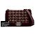 Chanel Rosso Vecchio Medio in Velluto e Tweed Boy Flap Bordò - vista 9