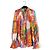 Etro Crucero 2023 Top FR38 Blusa de Pintor de Seda de Algodón Oversized UK10 US8 Multicolor