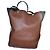 Borsa a spalla Sandro in pelle marrone nero