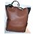 Borsa a spalla Sandro in pelle marrone nero - vista 4
