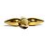 Orecchini singoli da donna Louis Vuitton Louisette M80267 - vista 3