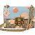 Borsa a Spalla Gucci GG Supreme 2 in 1 Marrone Blu Beige - vista 2