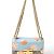 Borsa a Spalla Gucci GG Supreme 2 in 1 Marrone Blu Beige - vista 4