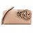 Beige Leder Langbörse Jimmy Choo