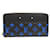 Louis Vuitton M67235 Zippy Wallet Black Blue Patent leather  ref.1981106