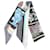 Hermès Hermes Twilly GRAND THEATRE NOUVEAU Silk Scarf Black Multiple colors  ref.1981558