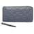 Louis Vuitton Zippy Wallet in Navy Navy blue Cloth  ref.1981662
