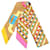 Hermès Hermes Twilly Bouclerie Moderne Scarf Multiple colors Khaki Silk  ref.1981850
