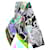 Hermès Hermes Twilly Exposition Universelle Scarf Black Multiple colors Silk  ref.1981939